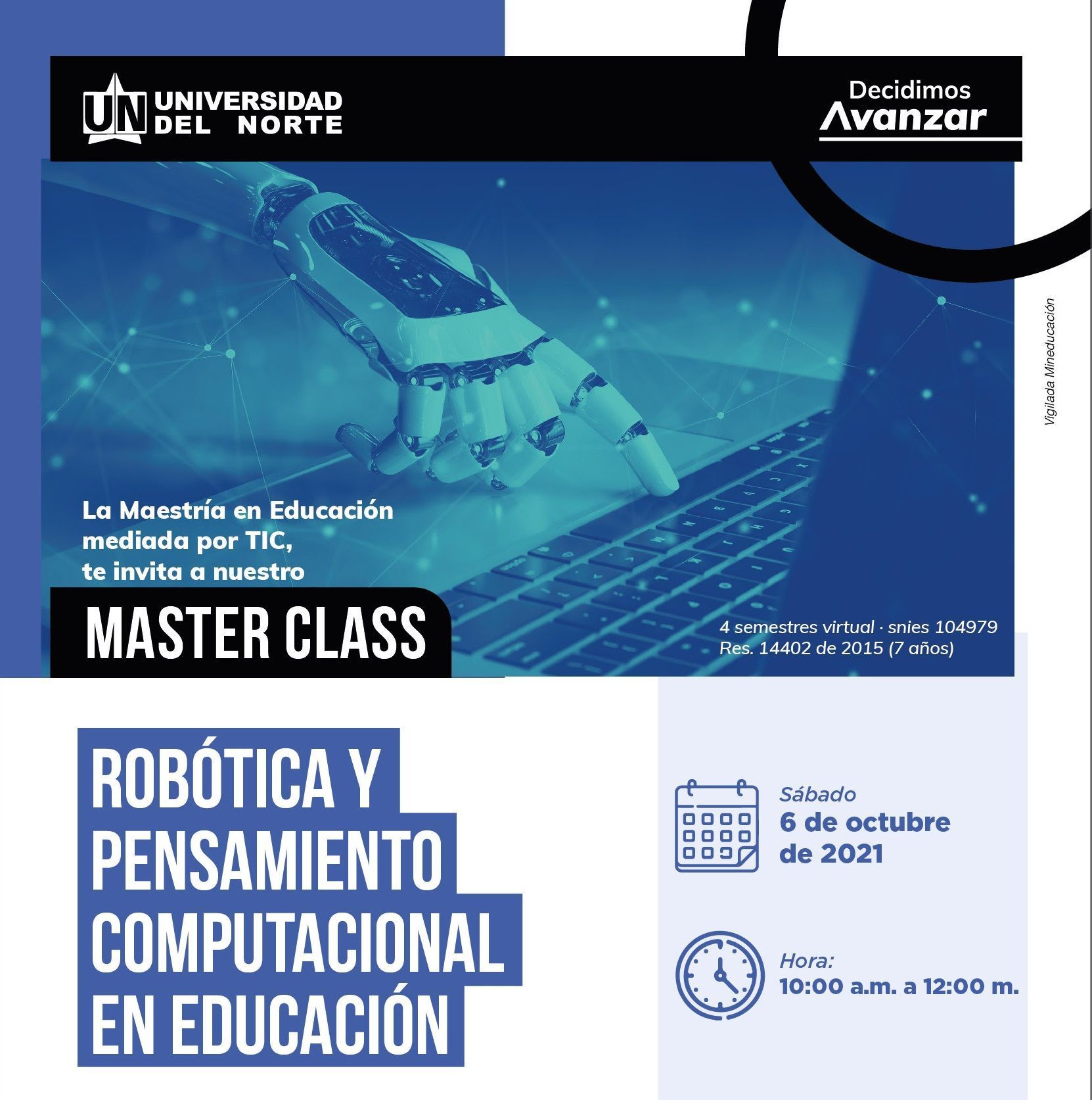 Masterclass Educación: Robótica y Pensamiento Computacional ...