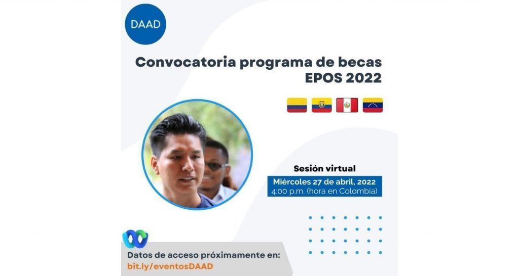 Convocatoria becas DAAD: Programa EPOS 2022 (Maestría y Doctorado)