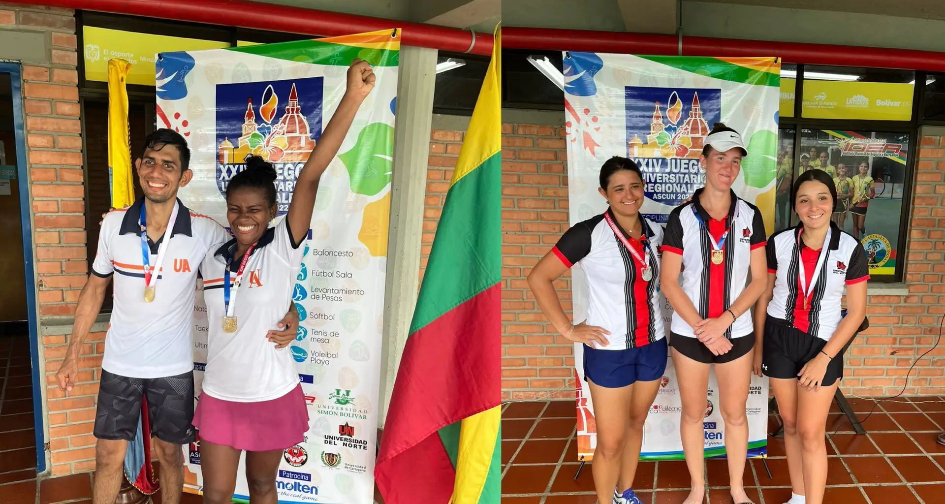 Resultados Juegos Universitarios Nodo Caribe 2022-1