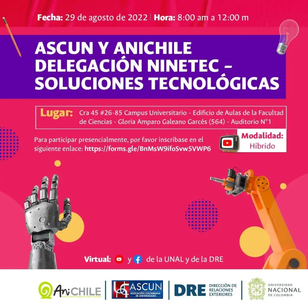 ASCUN y ANICHILE delegación NINETEC - Soluciones tecnológicas