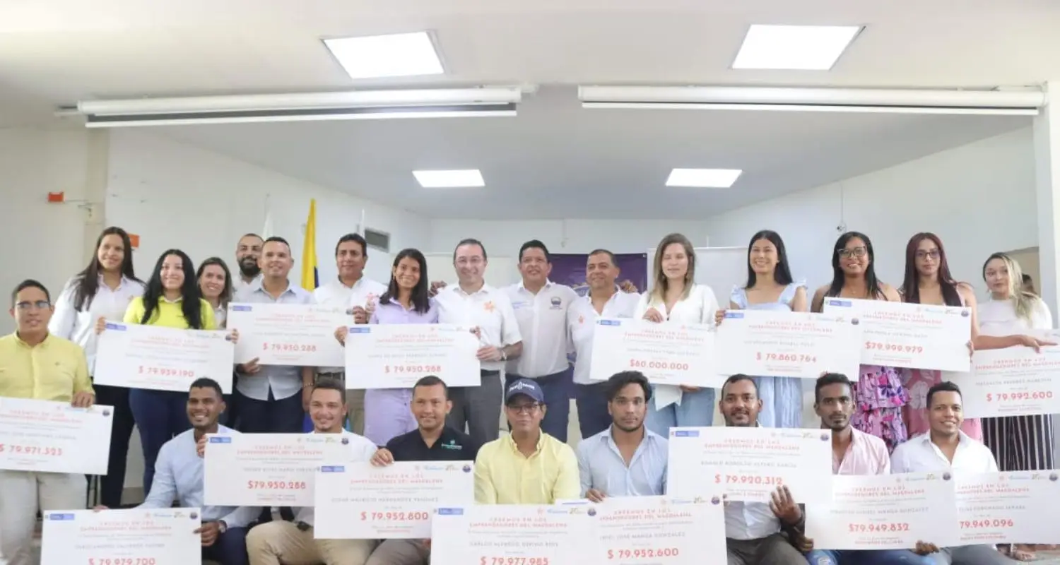 UNIMAGDALENA y Sena entregan más de $1.500 millones para fortalecer ideas de negocios de 17 emprendedores