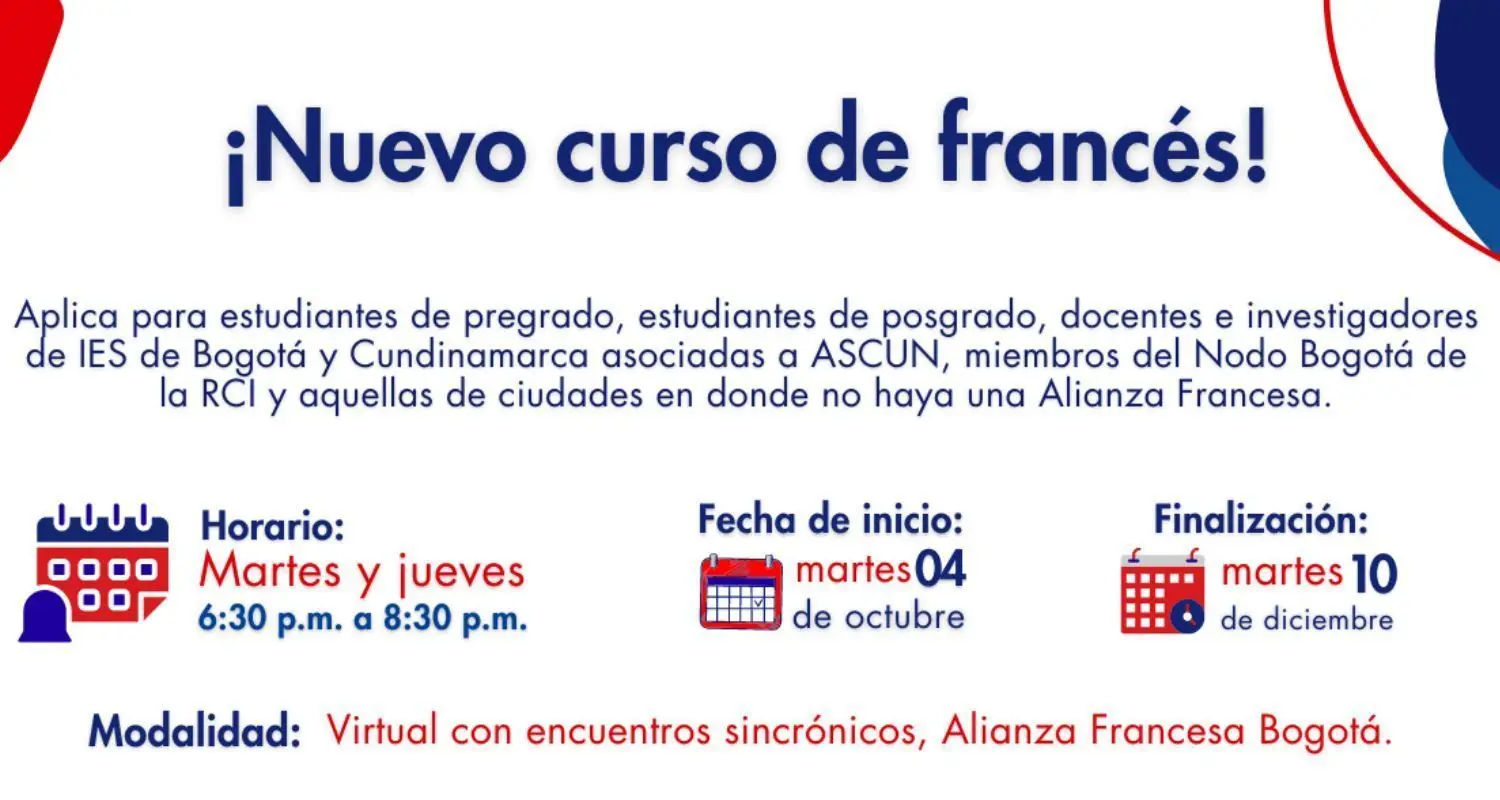 ASCUN - ALIANZA FRANCESA - CURSO DE FRANCÉS